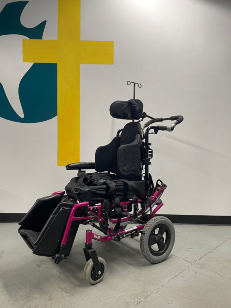 A Physically Handicapped Chair in Black Color